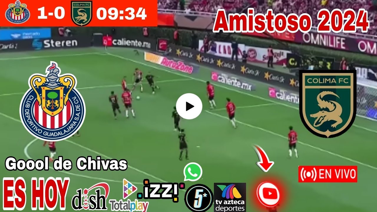 Chivas vs. Colima en vivo, donde ver, a que hora juega Chivas vs ...