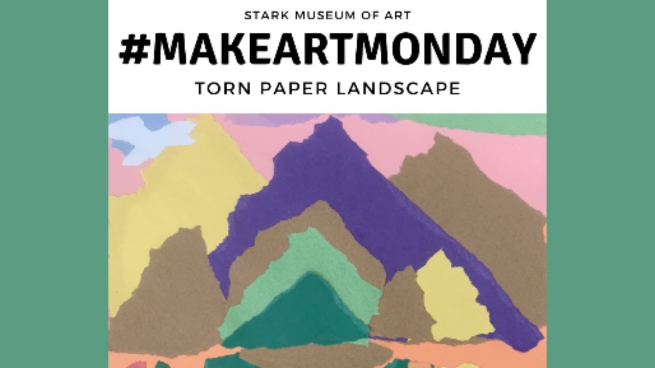 Make Art Monday: Torn Paper Landscape