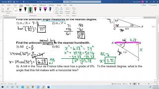 U2D6 Guided Practice - Inverse Trigonometric Ratios