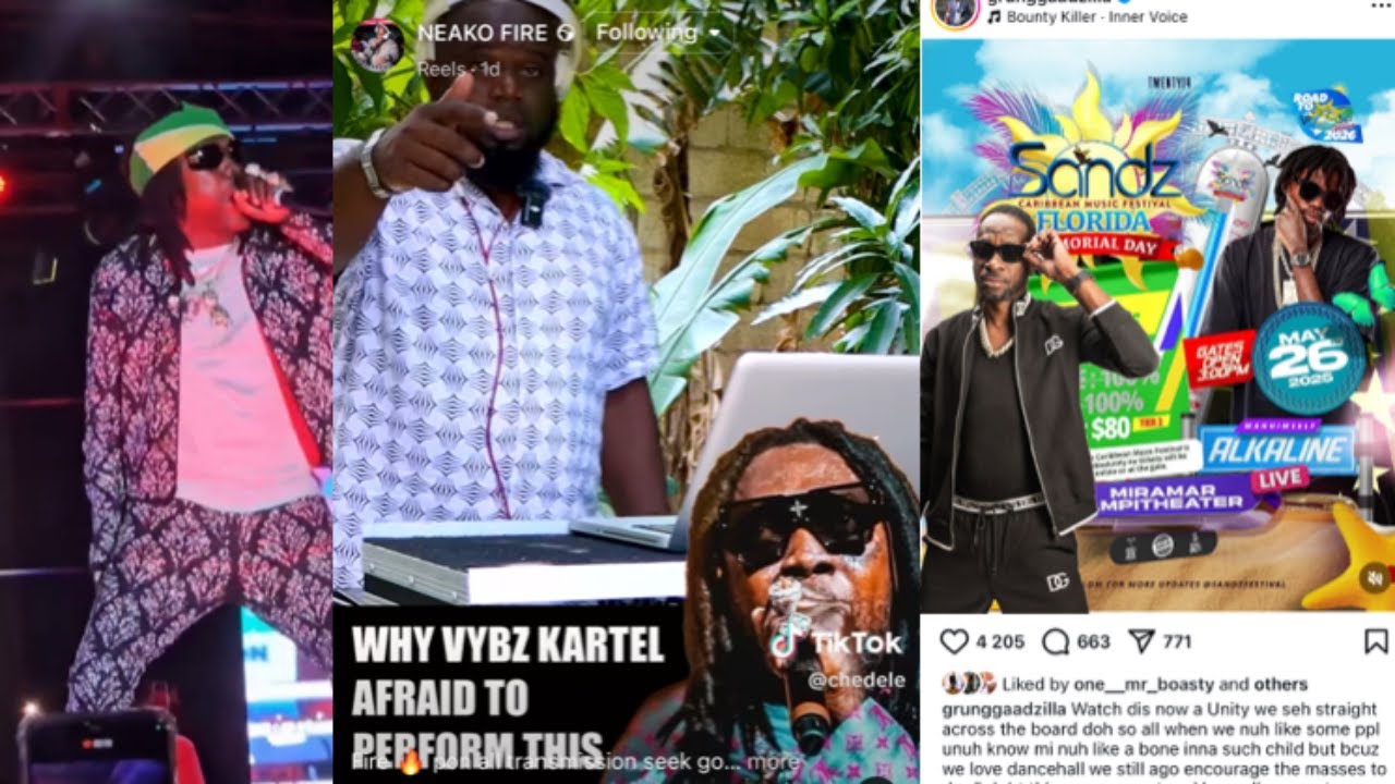 Vybz Kartel NEAKO FIRE BOUNTY KILLER alkaline, beenie man - YouTube
