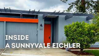What a well loved Eichler looks like: Sunnyvale California