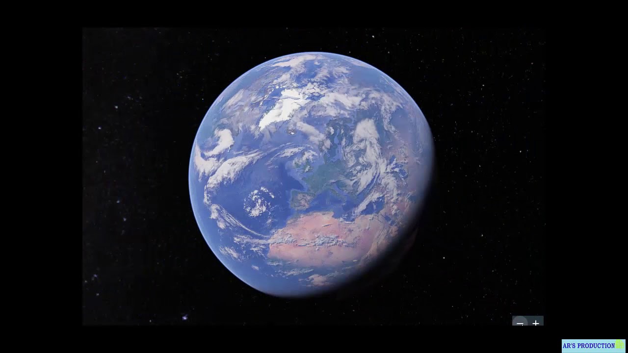 Eiffel tower on 3D map on earth with information