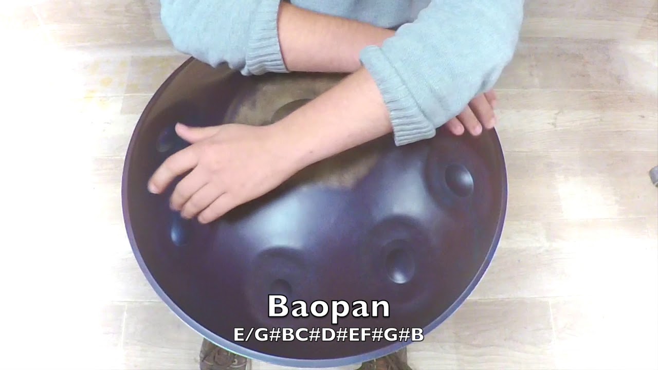 Baopan E /G#BC#D#EF#G#B (Handpan/Sound scuplture/Pantam)