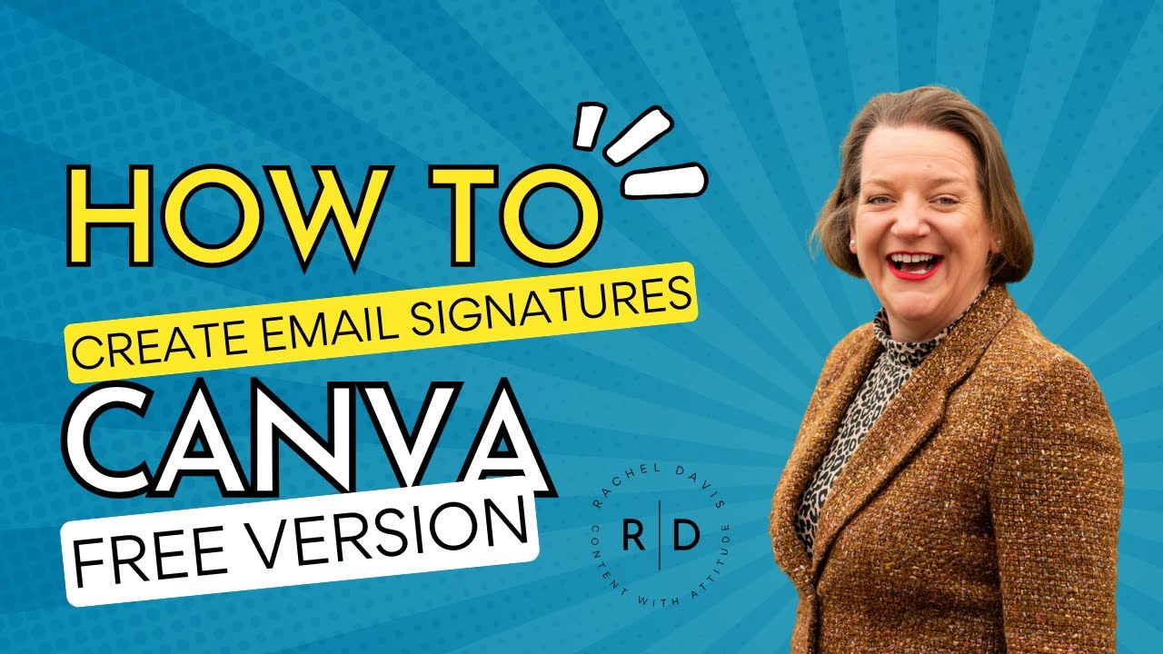 How to Create a Professional Email Signature in Canva (FREE!)
