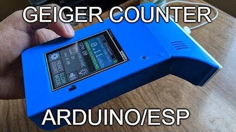 DIY Arduino Geiger Counter with Touchscreen
