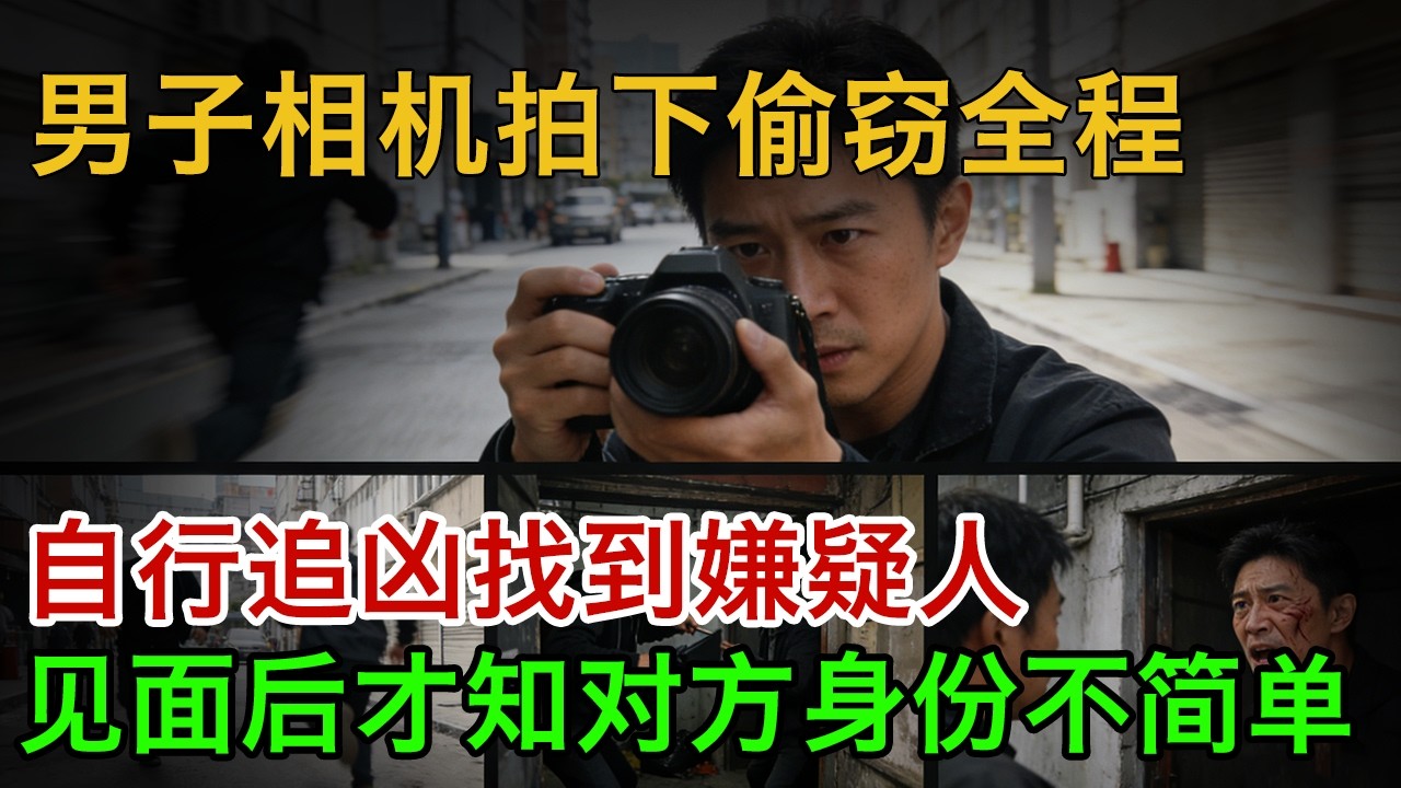 男子相机拍下偷窃全程，自行追凶找到嫌疑人，见面后才知对方身份不简单！【证据现场】