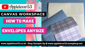 Live 11th April 2021 - Brother ScanNCut Canvas Workspace Make Envelopes Any Size