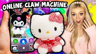 I PLAYED A ONLINE CLAW MACHINE AND WON REAL PRIZES OMG!!! (ONLINE ARCADE) screenshot 4