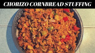 Chorizo Cornbread Stuffing | ASMR cooking