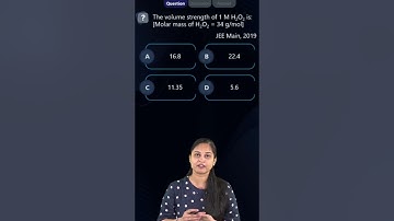 JEE 2022: Problem on Volume Strength of H2O2 | Learn JEE Concept in Minutes with Turbo JEE | #Shorts