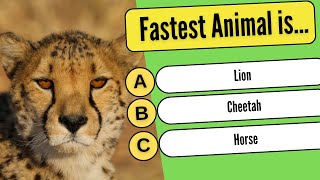 Test your Animal Knowledge!🦁 General Knowledge Trivia Quiz!