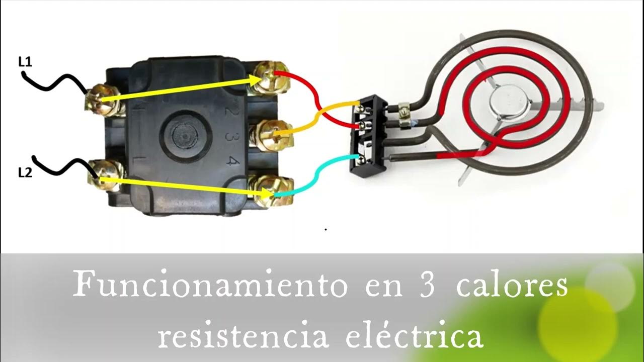 Cómo revisar y cómo funciona el interruptor 3 calores para resistencia