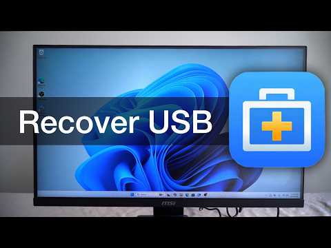 How to recover a USB drive's data on Windows 11!