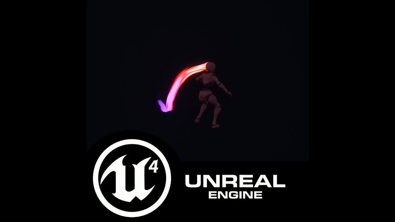 Fire Trail Particle Effect | UE4 - YouTube