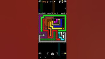 How To Solve Flow Free Jumbo Pack Level 5 13x13 Harder Board Walk Through Solution Walkthrough