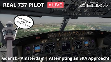 Real 737 Pilot LIVE | ZIBO MOD 737 | Attempting to fly a Surveillance Radar Approach!
