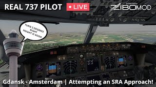 Real 737 Pilot LIVE | ZIBO MOD 737 | Attempting to fly a Surveillance Radar Approach!
