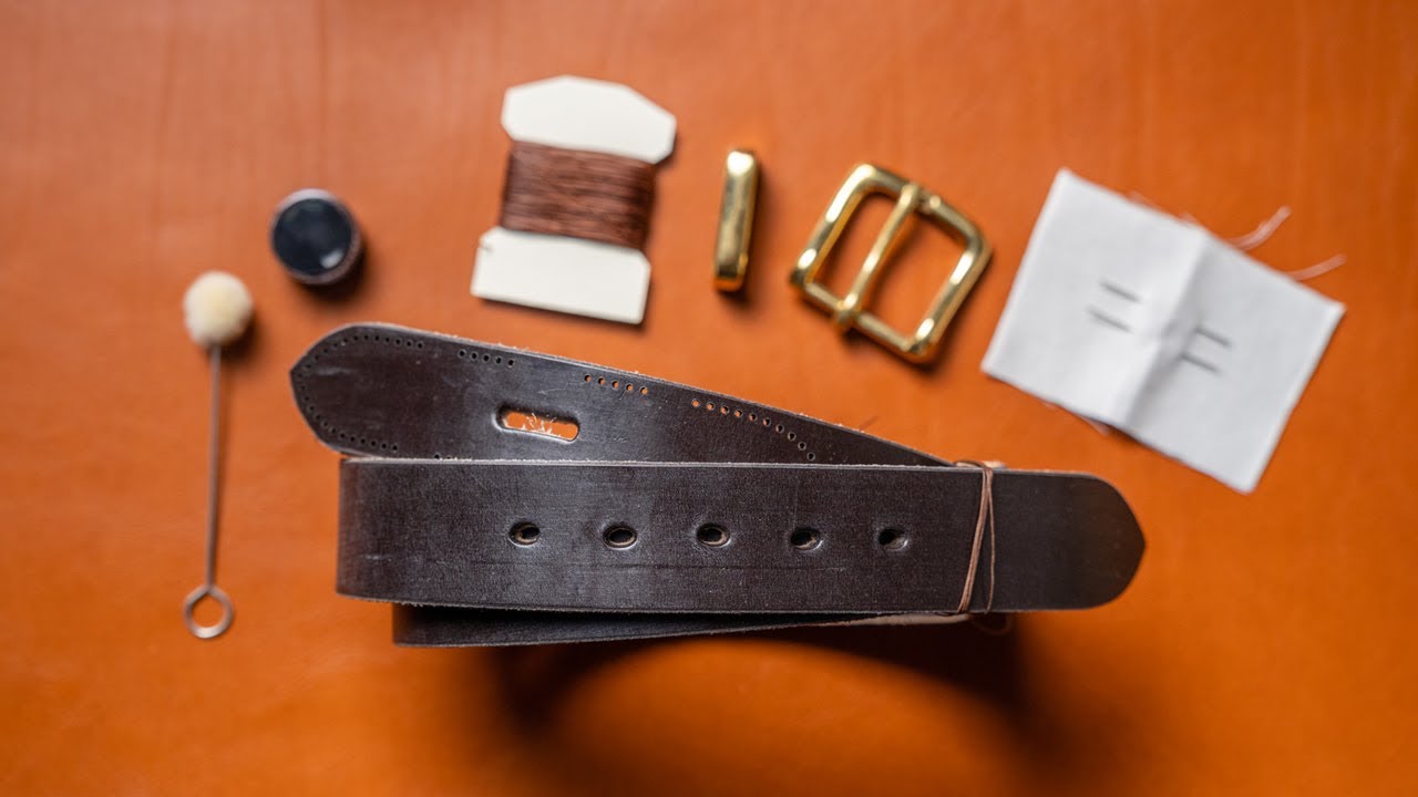 Made by You // DIY Leather Belt Making Kit 