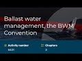 Ballast water management the BWM Convention 0421 Revision 5 Q&A OCEAN Learning Platform