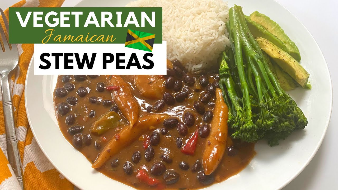 VEGETARIAN Jamaican STEW PEAS YouTube