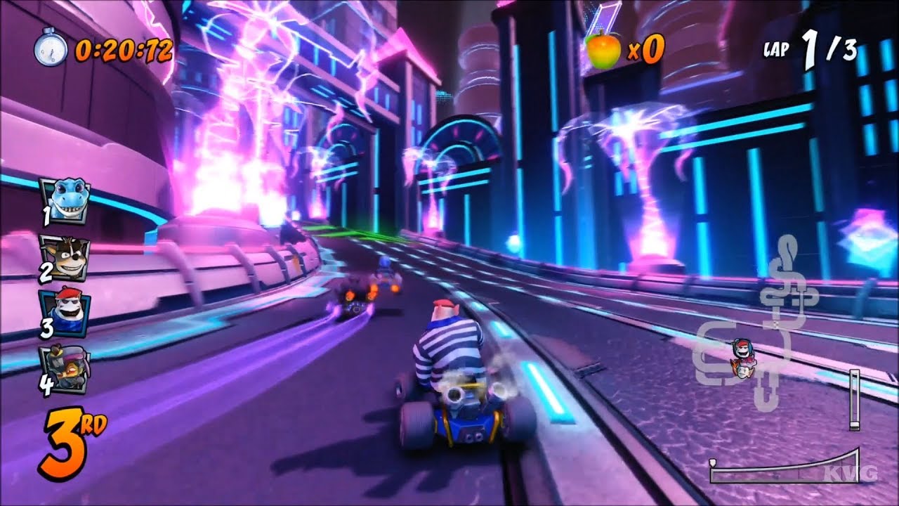 Crash Team Racing Nitro-Fueled - Electron Avenue Gameplay (PS4 HD) [1080p60FPS]