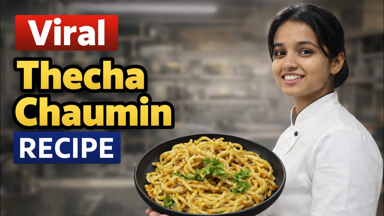 Viral thecha chaumin recipe 😋 #food #recipe #cooking 