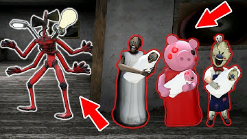 Monster Head vs Granny, Piggy, Ice Scream - funny horror animation parody (p.36)