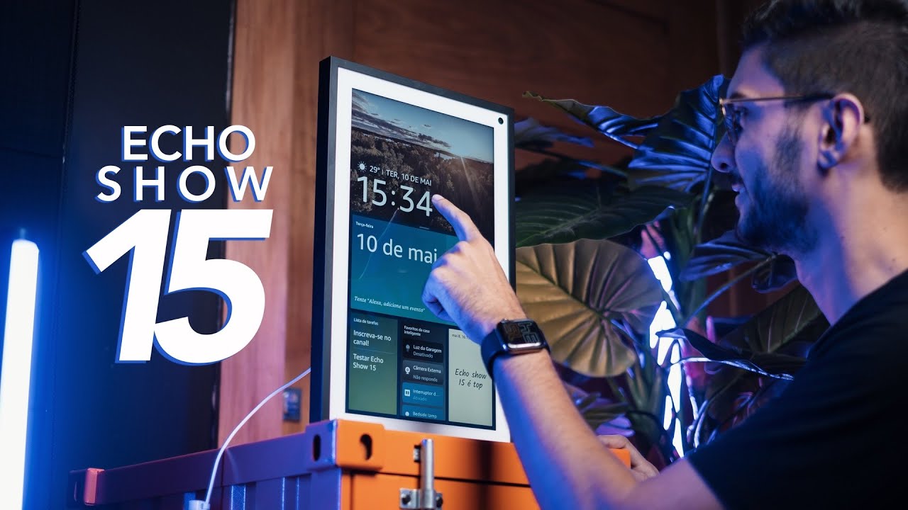 REVIEW: A nova ECHO SHOW 15 vale a pena? - YouTube