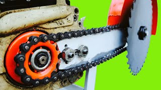 Amazing DIY Chainsaw Invention! ¡Increíble invento de motosierra de bricolaje!