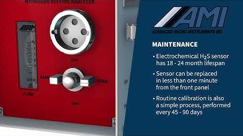 H2S Analyzer - AMI Competitive Overview