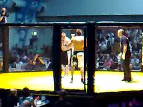 karl belcher 1st cage fight @clash of warriors 3