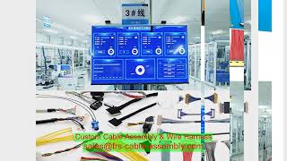 Custom Cable Assembly 40Awg Micro Coaxial Cable Assembly For Medical 20268-014E-02H Twin Coax Cable