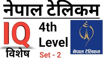 Nepal telecom 4th level iq model set || Nepal telecom kharidar first paper iq model question set
