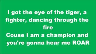 LYRICS Katy Perry - Roar