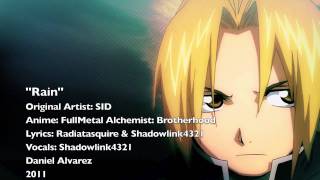 ENGLISH 'Rain' Fullmetal Alchemist Brotherhood (Full) chords