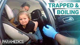Toddler And Dog Locked In Dangerously Hot Car | Paramedics
