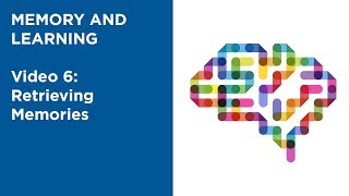 MOOC EDSCI1x | Video 6: Retrieving Memories | Memory and Learning