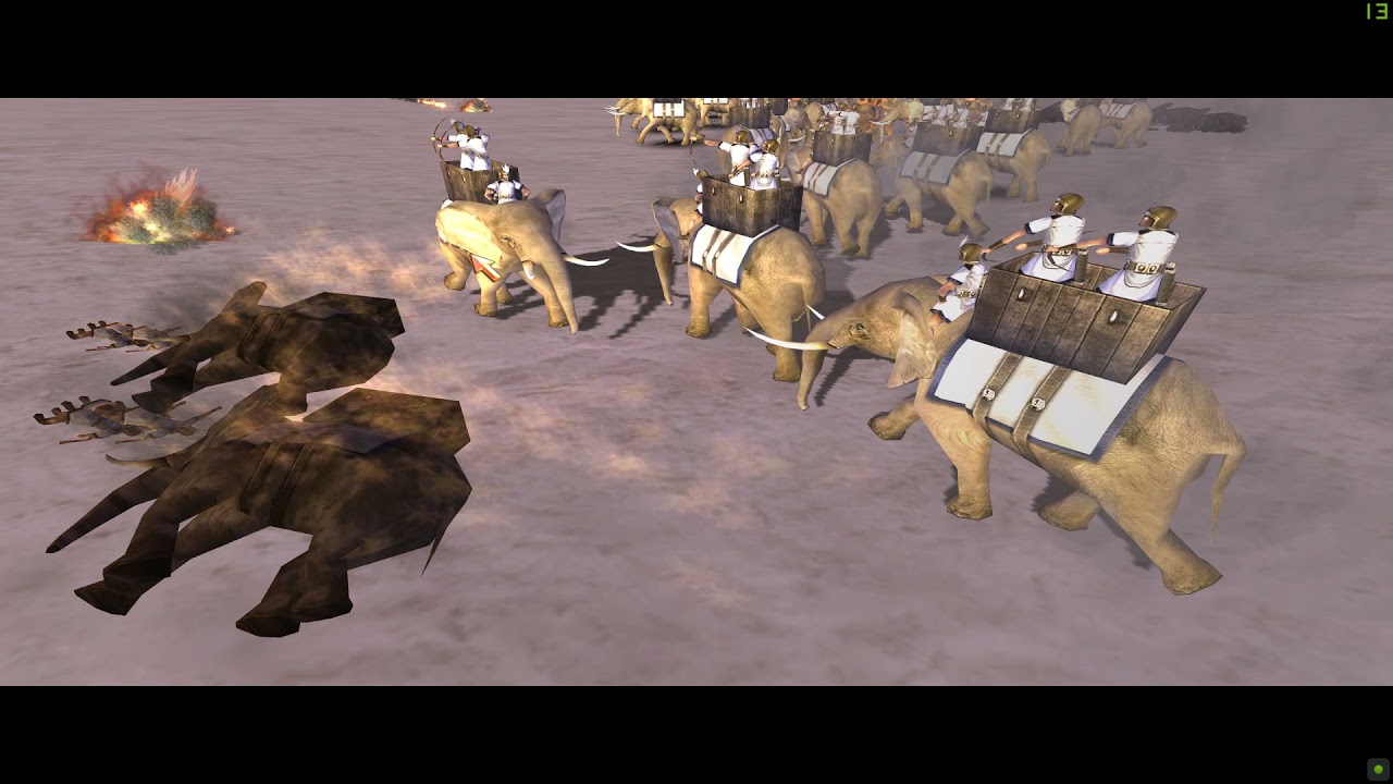 Rome Total War - 300 Onagers vs. 500 War Elephants