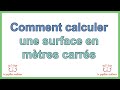 Comment calculer une surface en mtres carrs m2 formule