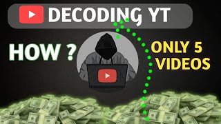 HOW @decodingyt BEAT EVERY YOUTUBER IN 2024 #HOW DECODING YT GOT MONETIZATION WITH ONLY 5 VIDEOS