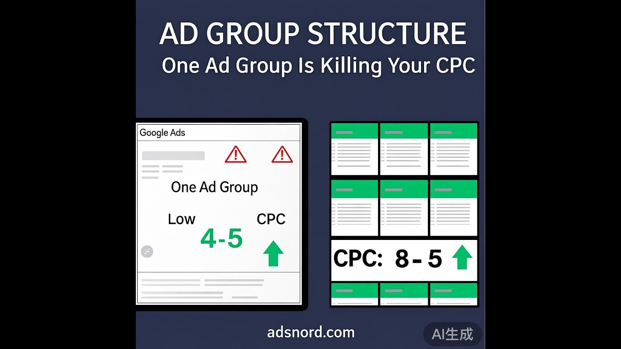 One Ad Group for Everything Is Killing Your Google Ads (Fix Quality ...