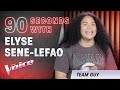 The Blind Auditions: 90 Seconds With Elyse Sene-Lefao | The Voice Australia 2020