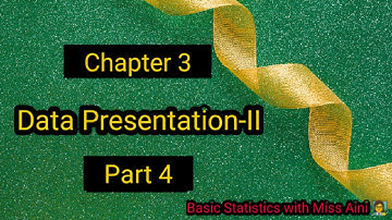 Ch 3 Data Presentation-II Code 4485(Frequency Polygon, Frequency curve, ogive) #statistics #aiou #bs