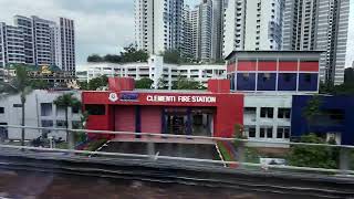 MRTravels on the East West Line: R151 Trainset 951/952 from Clementi to Jurong East MRTravels on the East West Line: R151 Trainset 951/952 from Clementi to Jurong East