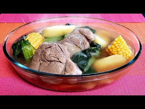 Easy Beef Shank Soup/ Sopa de carne fácil