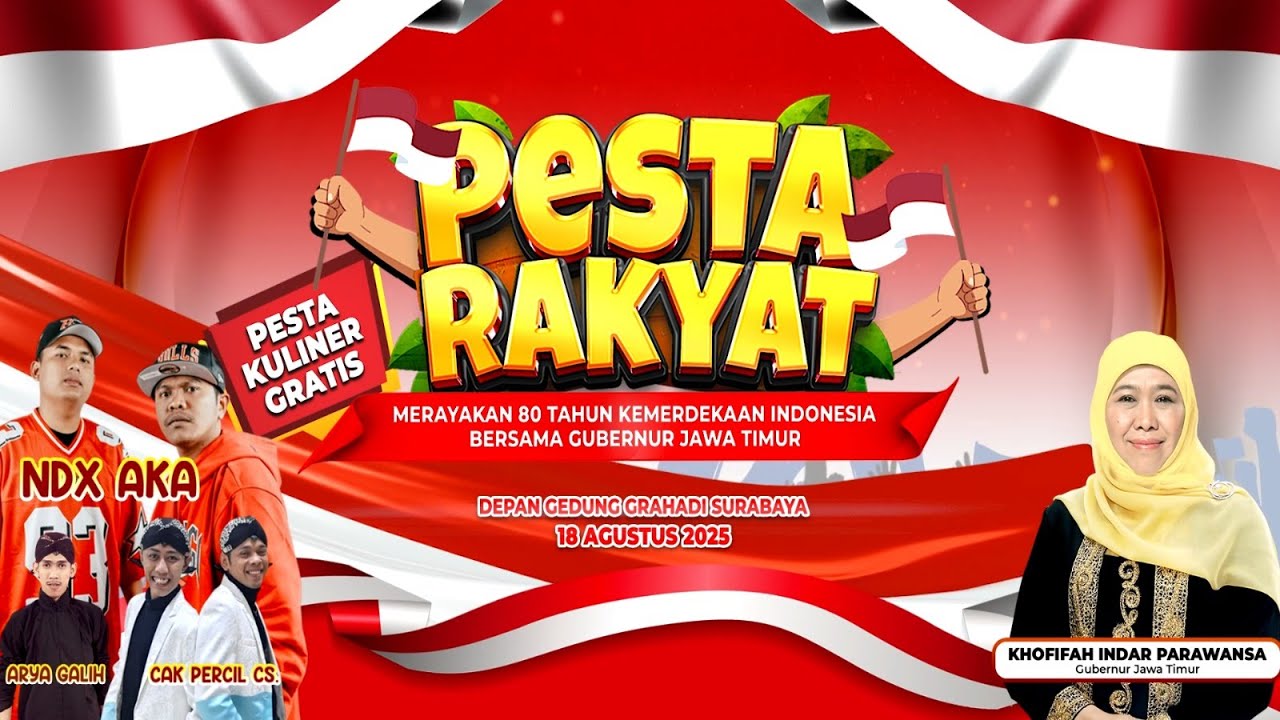🔴 LIVE PESTA RAKYAT 