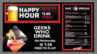 Sports Bar Digital Signage Promotional Board