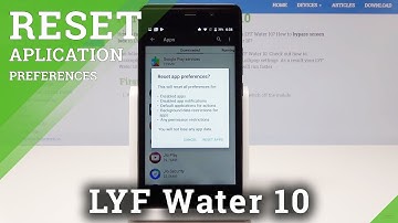 How to Reset App Preferences in LYF Water 10 - Restore App Configuration
