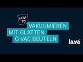 Vakuumierer - mit Lava glatte Siegelrandbeutel vakuumieren