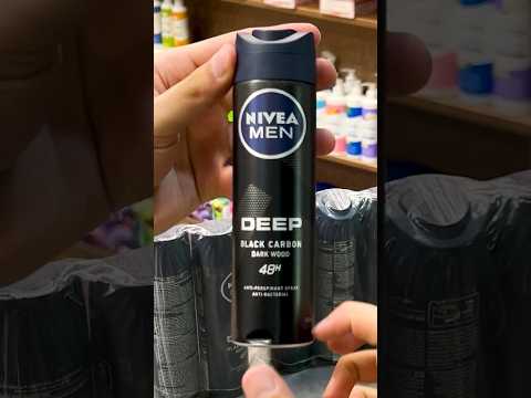       اسپری مردانه نیوا دیپ بلک کربن   اسپری ضدتعریق